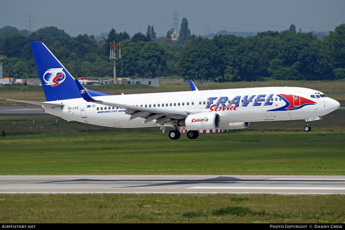 Aircraft Photo of HA-LKG | Boeing 737-8CX | Travel Service | AirHistory.net #336308