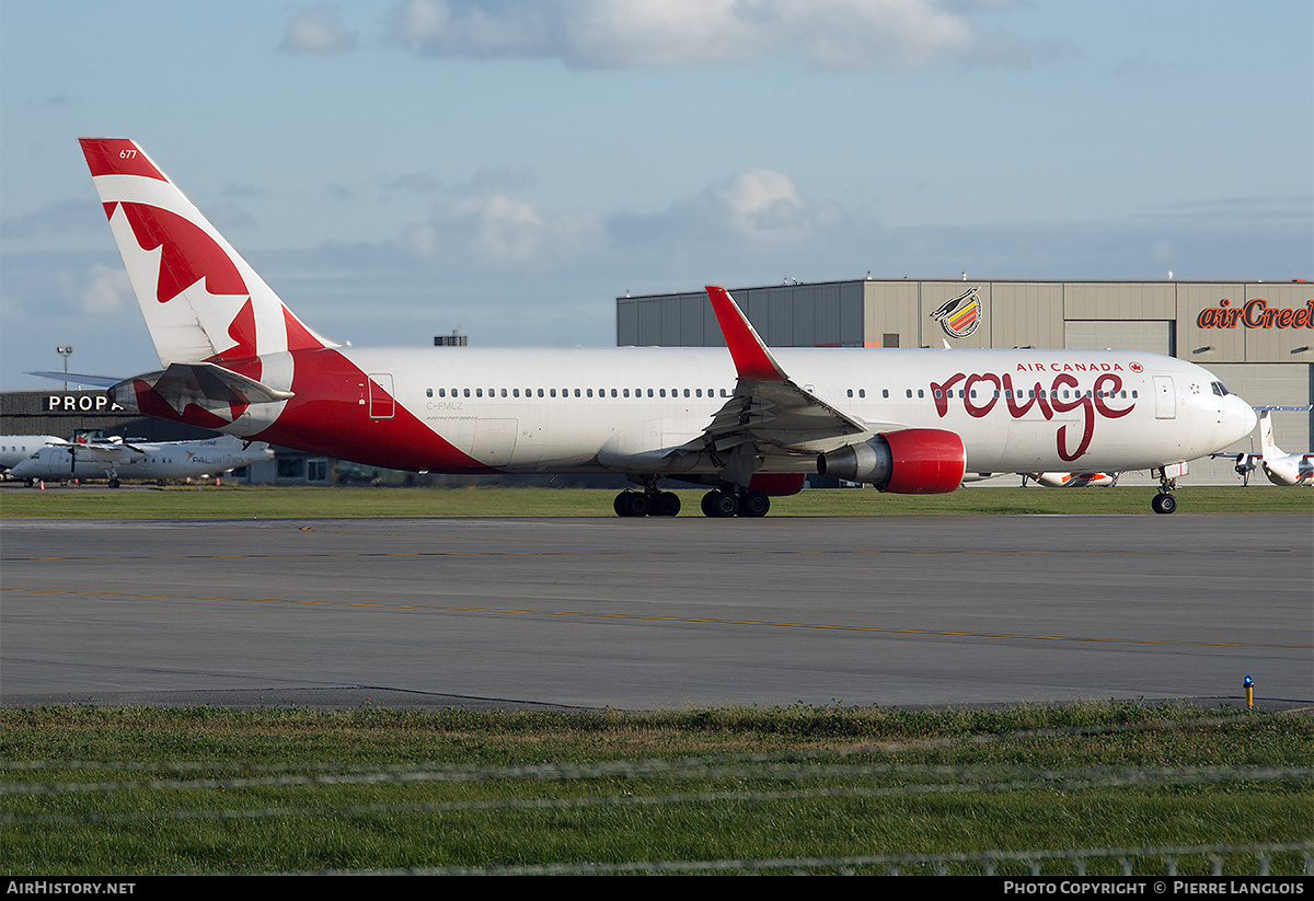Aircraft Photo of C-FMLZ | Boeing 767-316/ER | Air Canada Rouge | AirHistory.net #336319