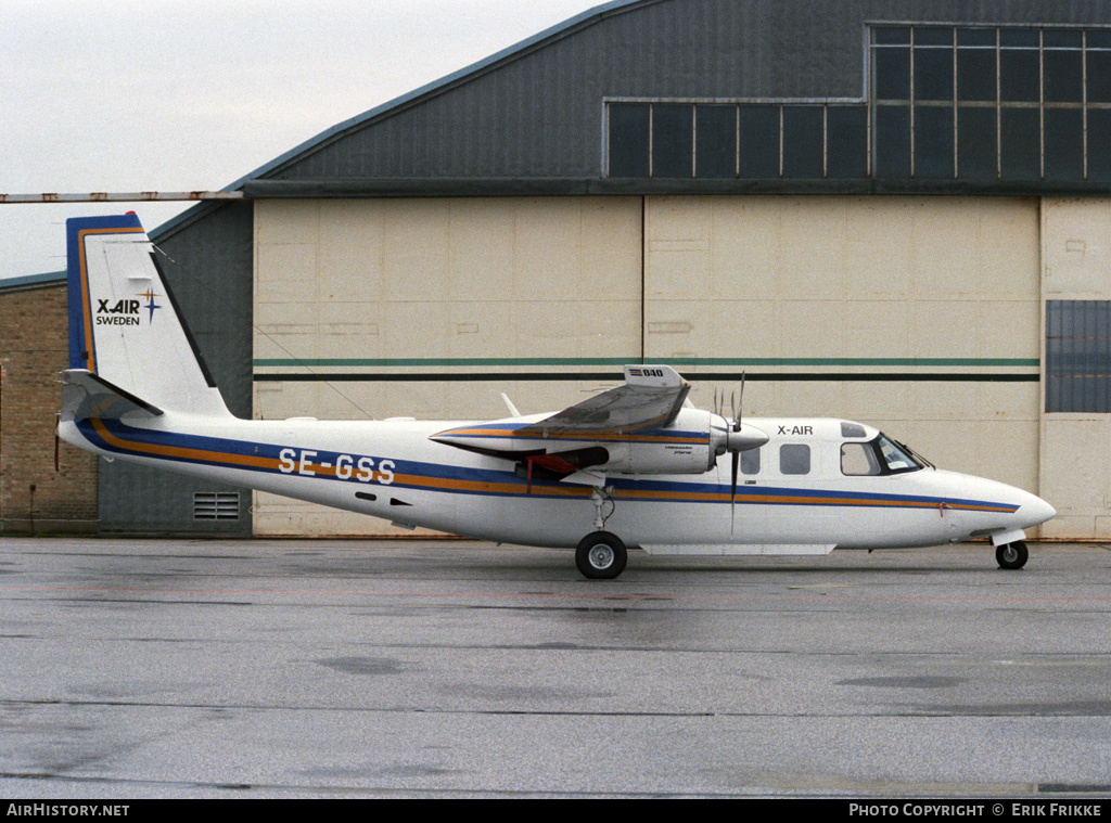 Aircraft Photo of SE-GSS | Rockwell 690C Jetprop 840 | X-Air Taxiflyg | AirHistory.net #336326