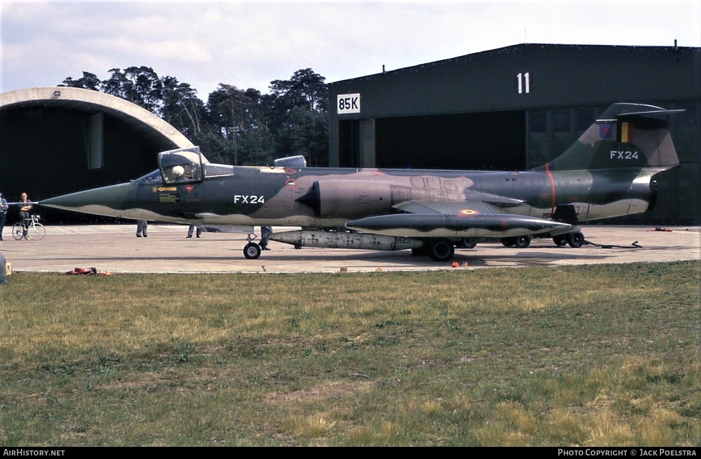 Aircraft Photo of FX24 | Lockheed F-104G Starfighter | Belgium - Air Force | AirHistory.net #336339