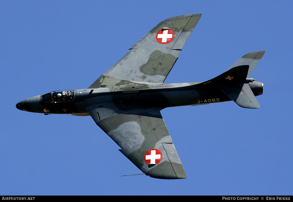 Aircraft Photo of SE-DXM / J-4082 | Hawker Hunter F58 | Switzerland - Air Force | AirHistory.net #336348