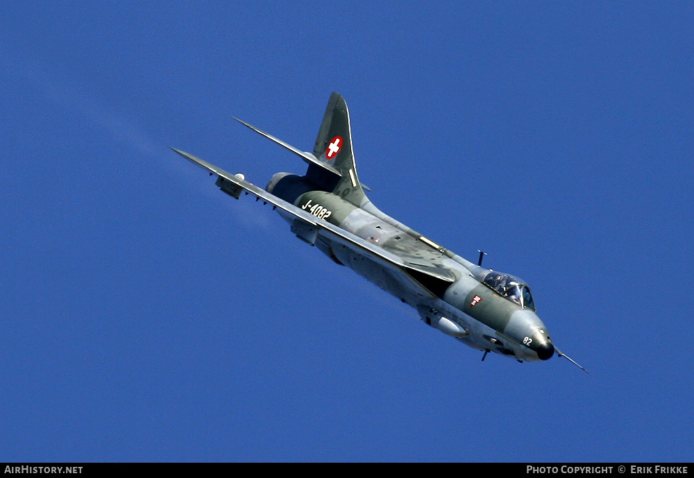 Aircraft Photo of SE-DXM / J-4082 | Hawker Hunter F58 | Switzerland - Air Force | AirHistory.net #336350