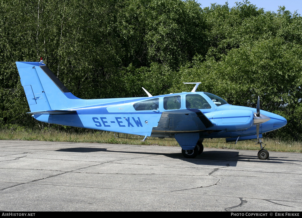 Aircraft Photo of SE-EXW | Beech B55 Baron (95-B55) | AirHistory.net #336353