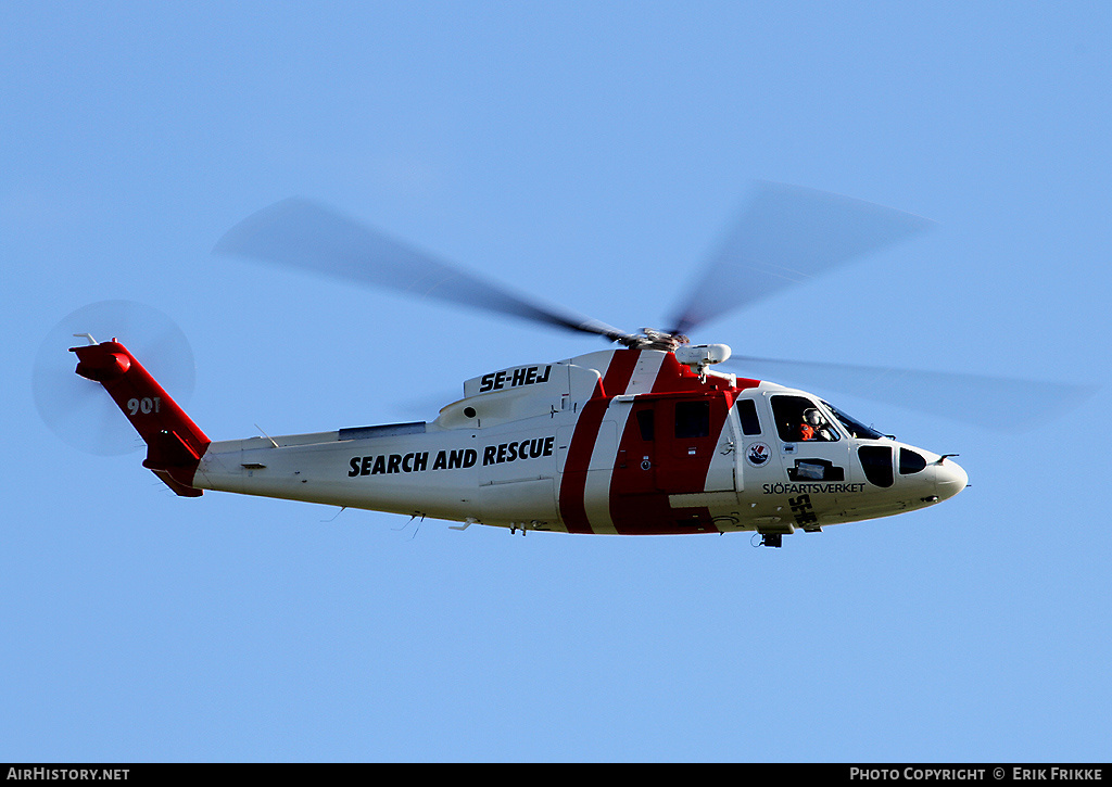 Aircraft Photo of SE-HEJ | Sikorsky S-76C+ | Sjöfartsverket | AirHistory.net #336364