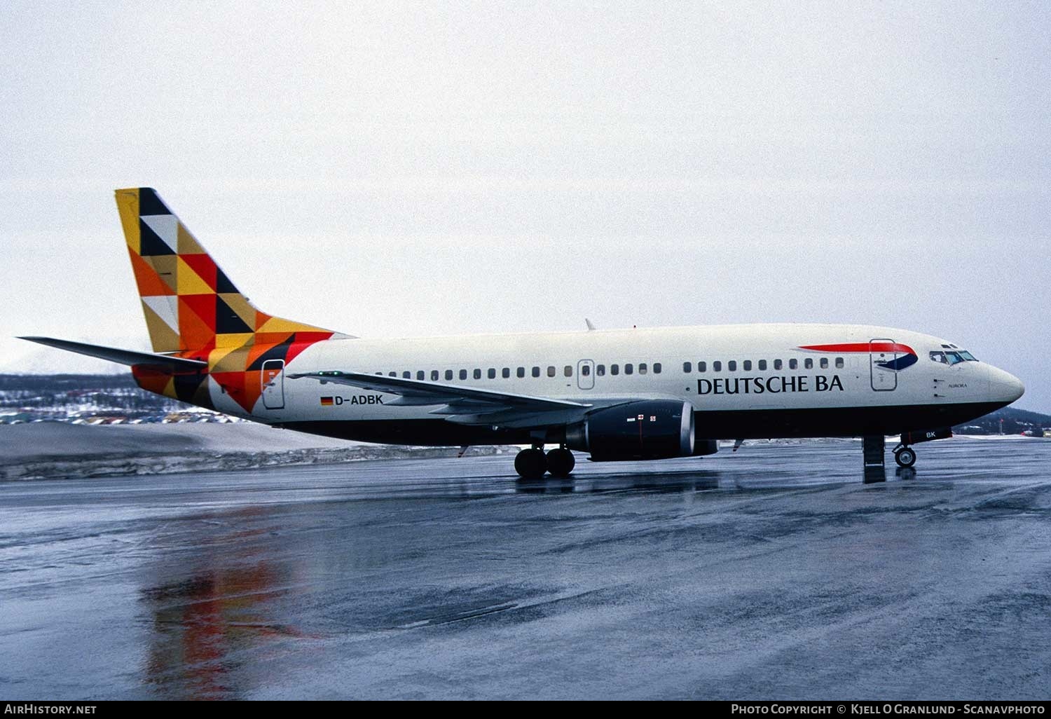 Aircraft Photo of D-ADBK | Boeing 737-31S | Deutsche BA | AirHistory.net #336371