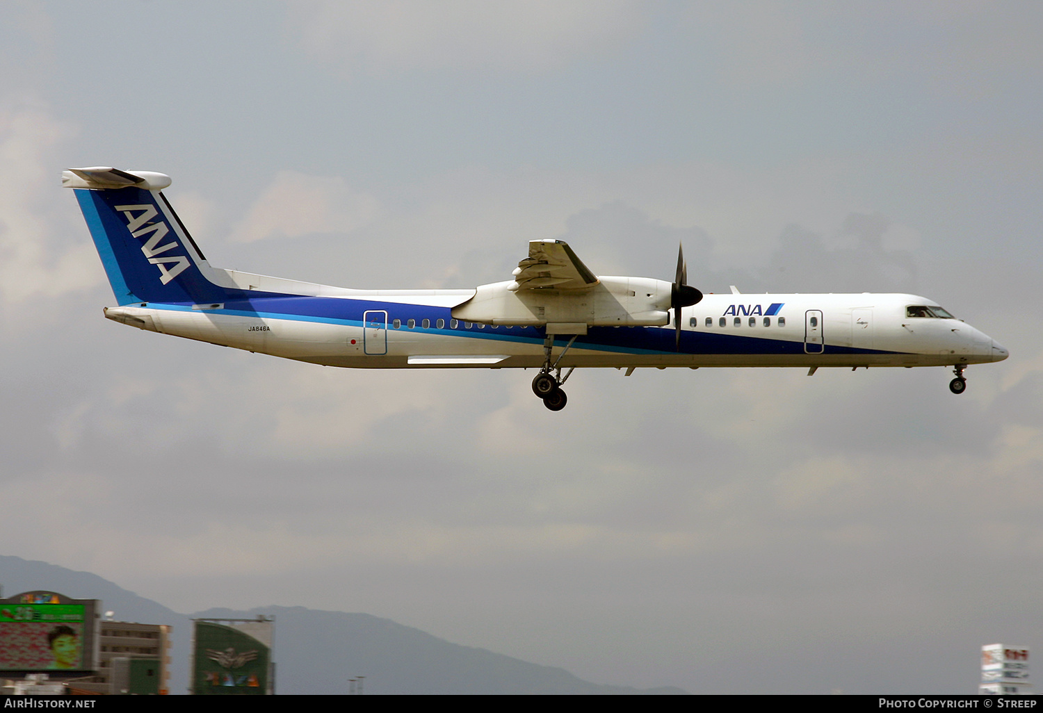 Aircraft Photo of JA846A | Bombardier DHC-8-402 Dash 8 | All Nippon Airways - ANA | AirHistory.net #336400