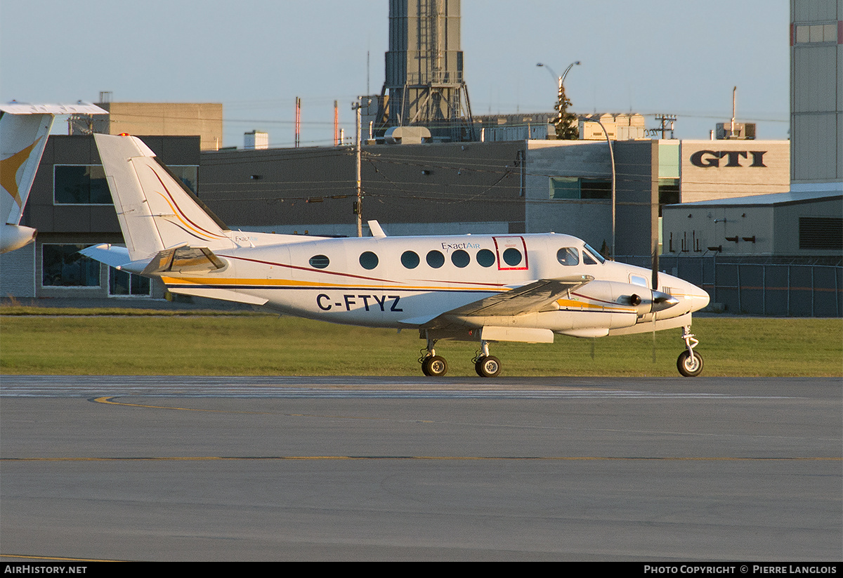 Aircraft Photo of C-FTYZ | Beech 100 King Air | Exact Air | AirHistory.net #336412