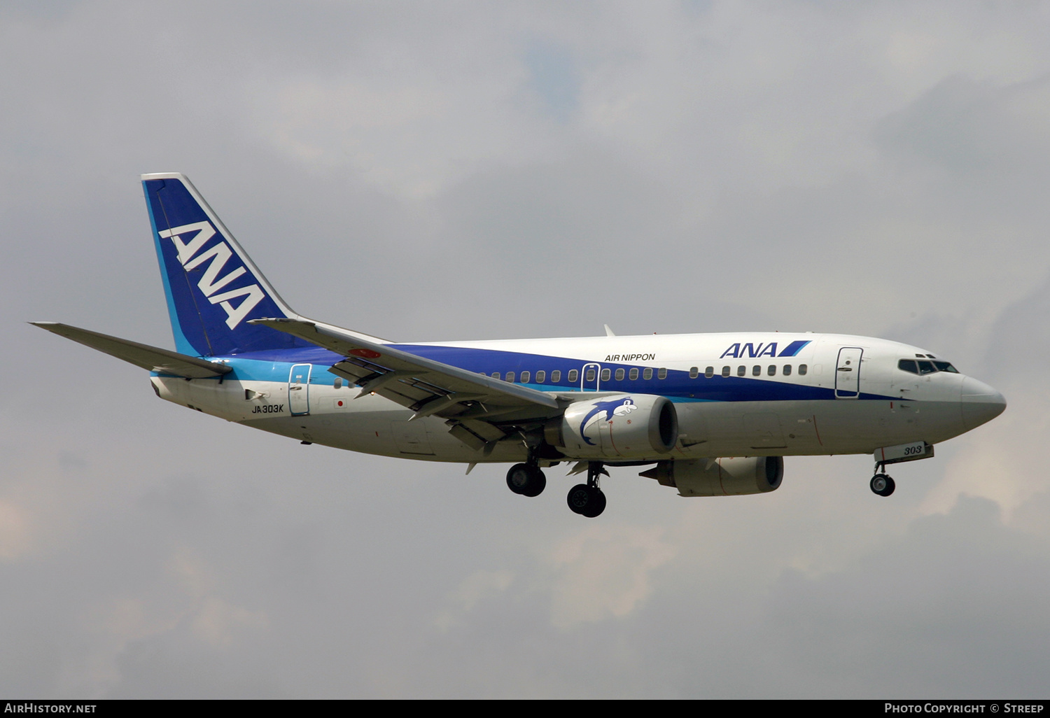 Aircraft Photo of JA303K | Boeing 737-54K | All Nippon Airways - ANA | AirHistory.net #336420