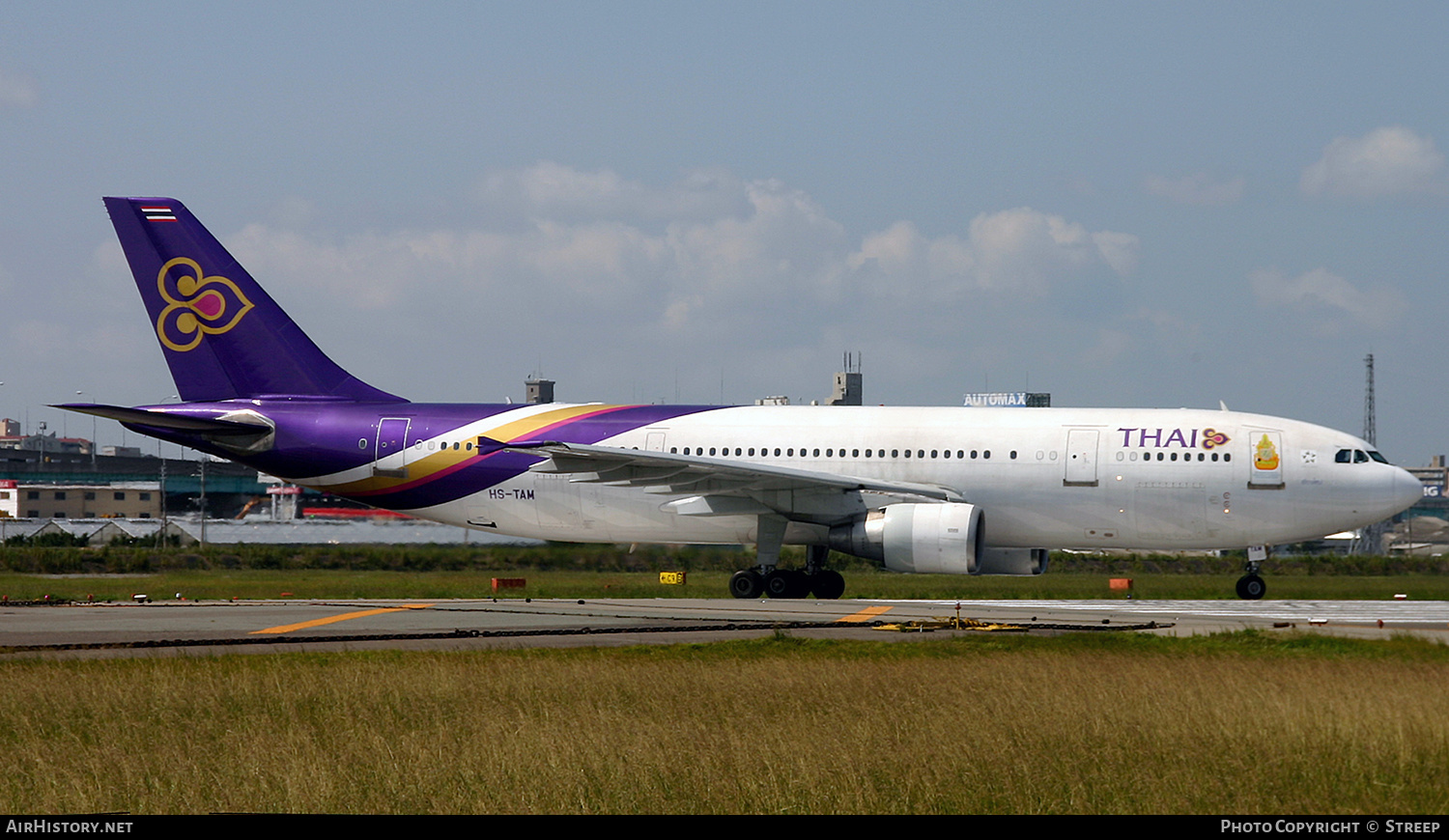 Aircraft Photo of HS-TAM | Airbus A300B4-622R | Thai Airways International | AirHistory.net #336428