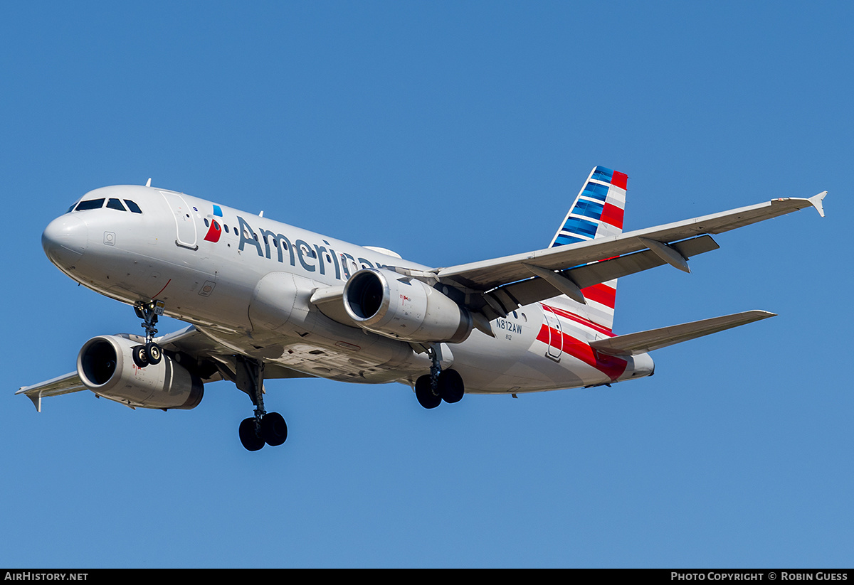 Aircraft Photo of N812AW | Airbus A319-132 | American Airlines | AirHistory.net #336429