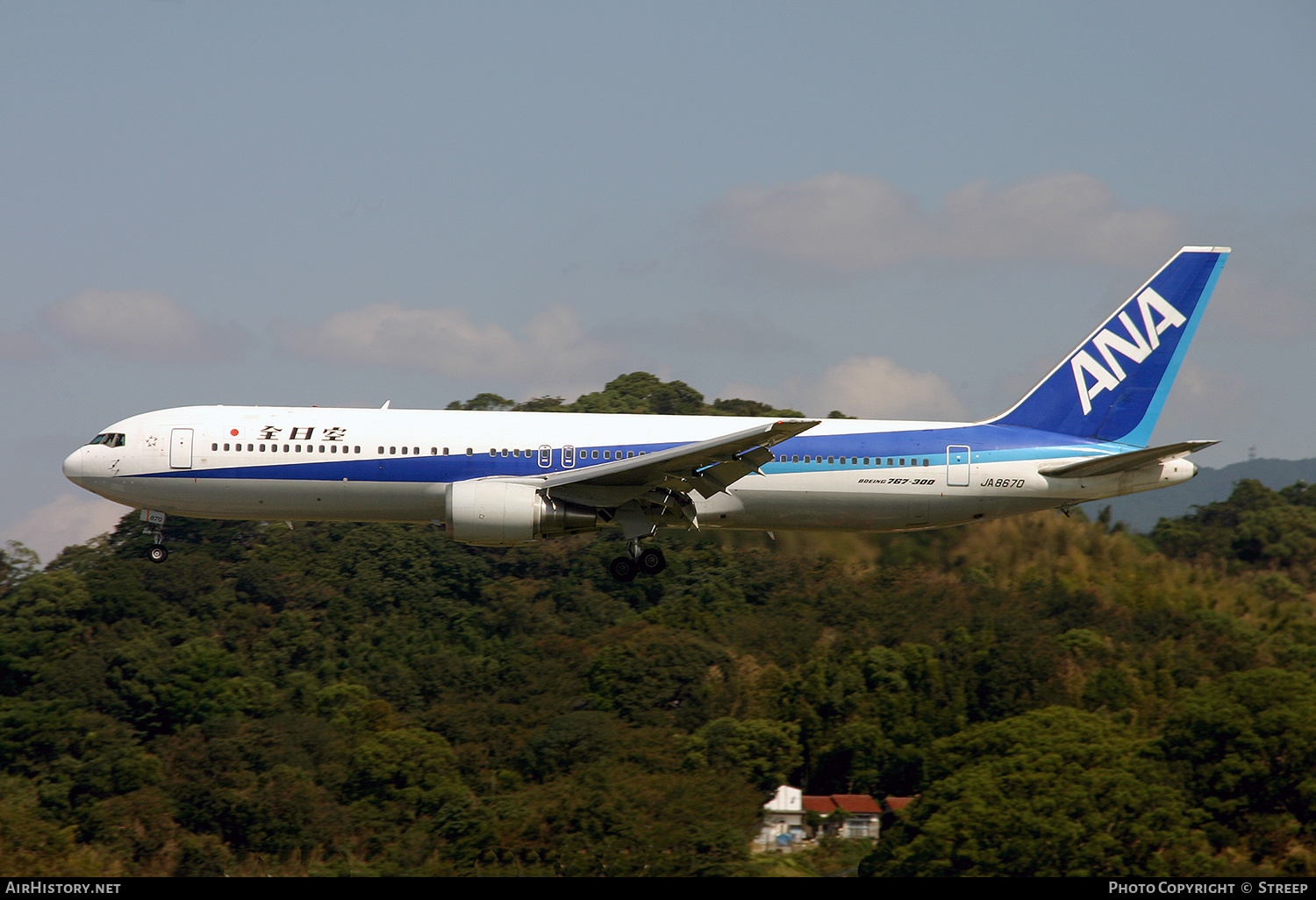 Aircraft Photo of JA8670 | Boeing 767-381 | All Nippon Airways - ANA | AirHistory.net #336432