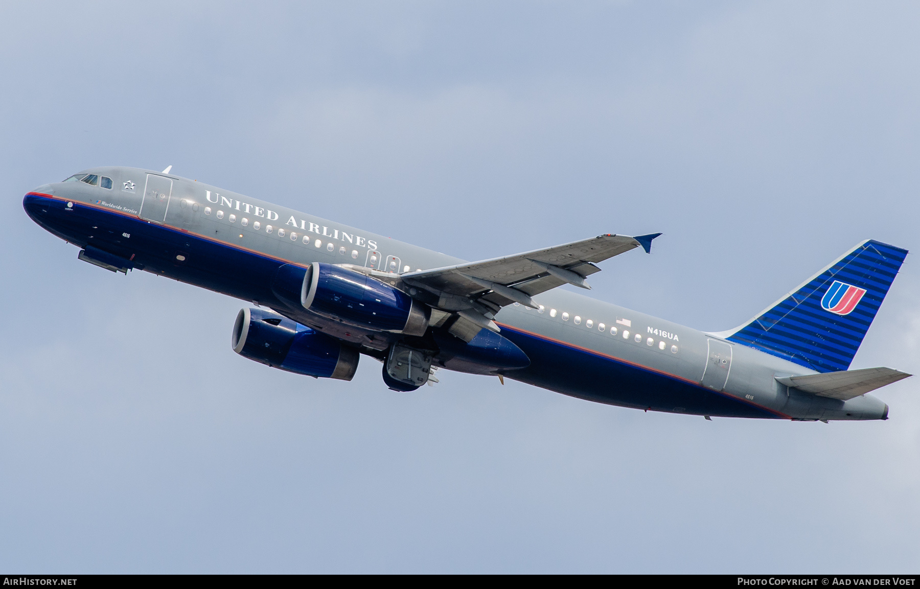 Aircraft Photo of N416UA | Airbus A320-232 | United Airlines | AirHistory.net #336441