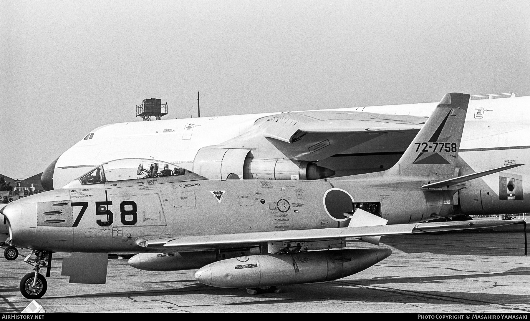 Aircraft Photo of 72-7758 | North American F-86F Sabre | Japan - Air Force | AirHistory.net #336442