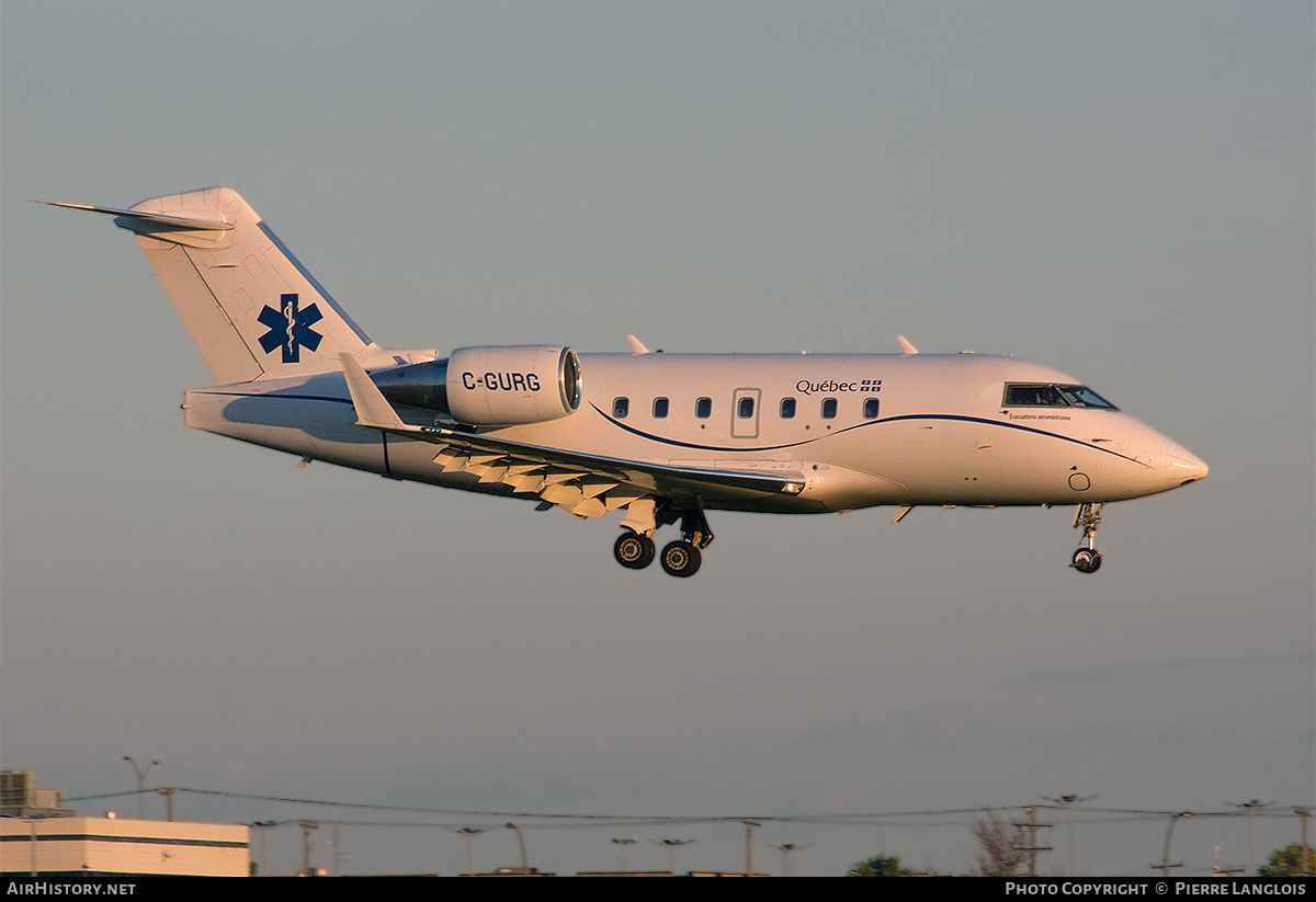 Aircraft Photo of C-GURG | Canadair Challenger 601-3R (CL-600-2B16) | Gouvernement du Québec | AirHistory.net #336443