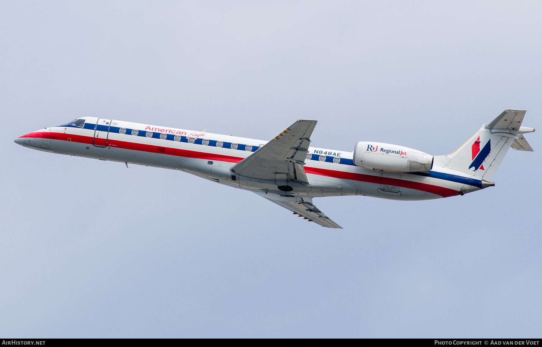 Aircraft Photo of N848AE | Embraer ERJ-140LR (EMB-135KL) | American Eagle | AirHistory.net #336448