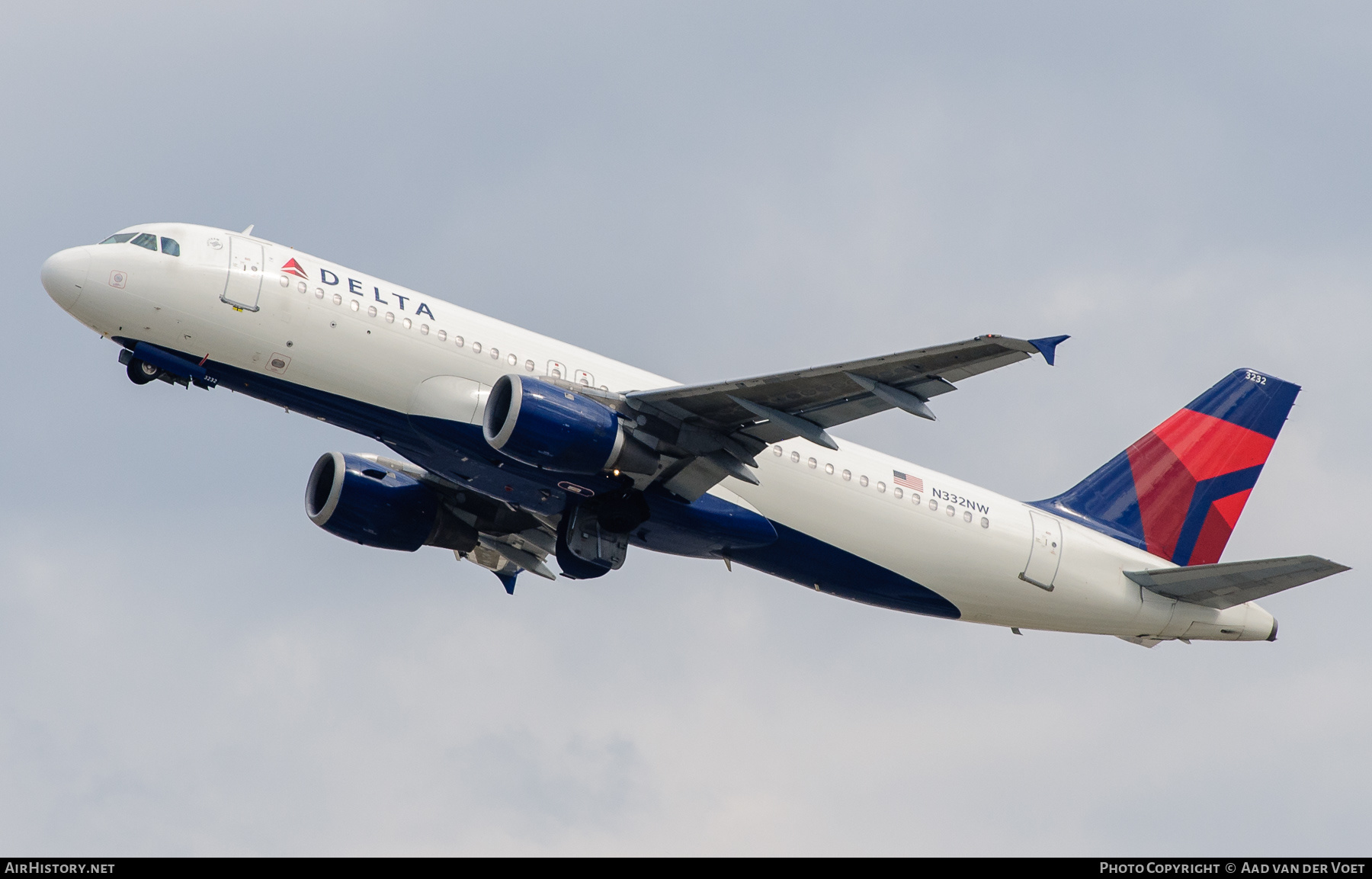 Aircraft Photo of N332NW | Airbus A320-211 | Delta Air Lines | AirHistory.net #336450