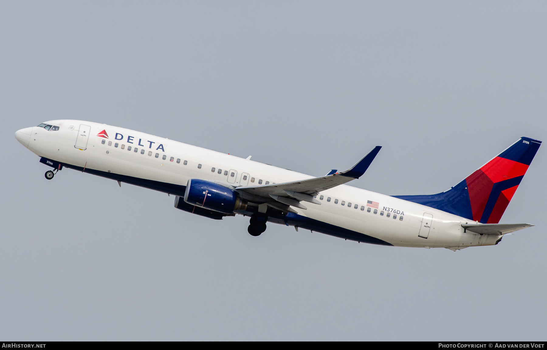 Aircraft Photo of N376DA | Boeing 737-832 | Delta Air Lines | AirHistory.net #336457