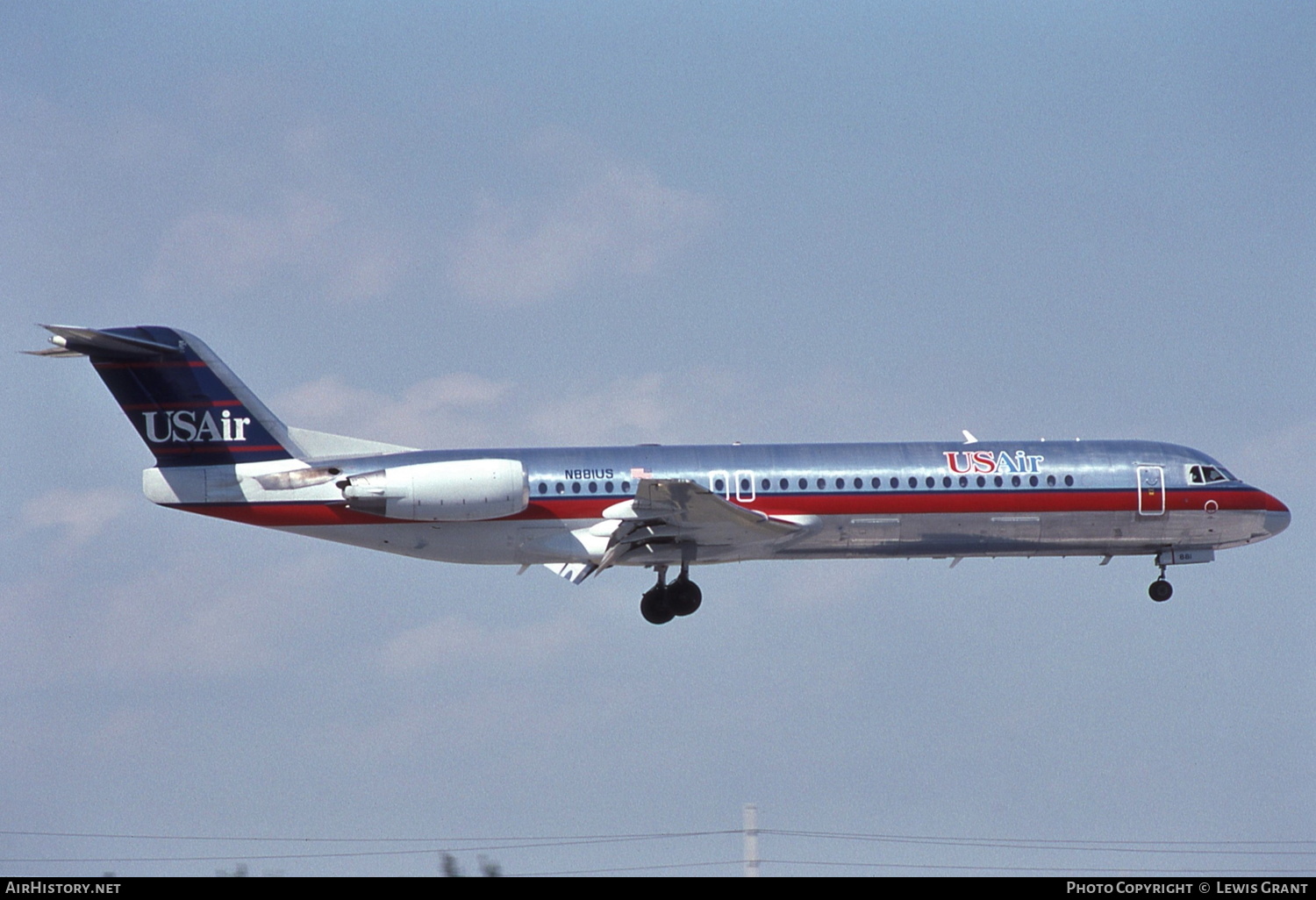 Aircraft Photo of N881US | Fokker 100 (F28-0100) | USAir | AirHistory.net #336459