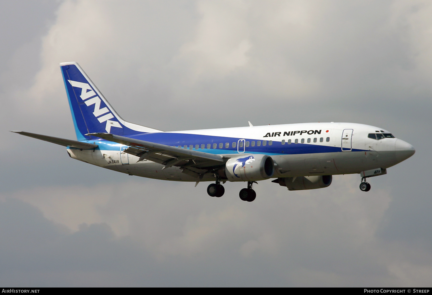 Aircraft Photo of JA8419 | Boeing 737-54K | Air Nippon - ANK | AirHistory.net #336463