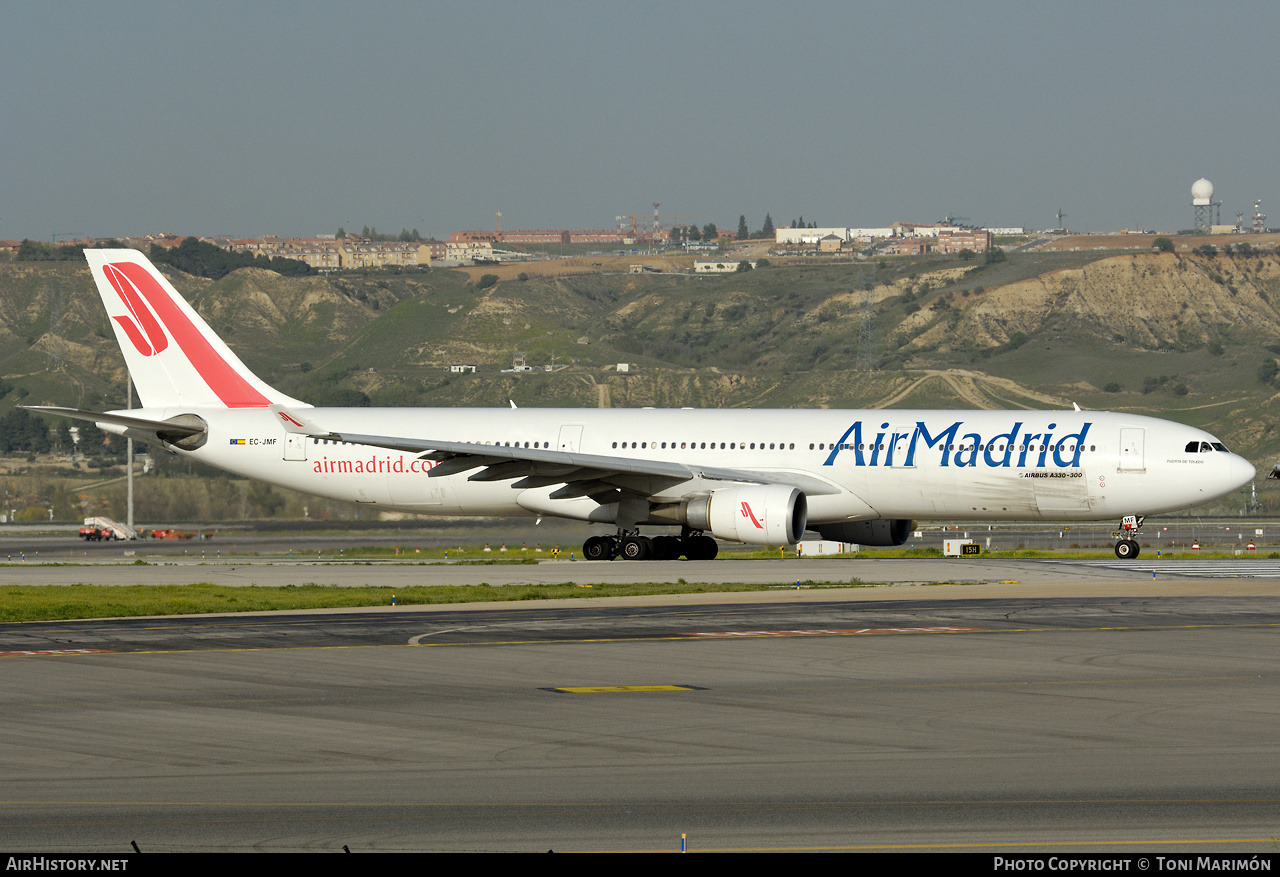 Aircraft Photo of EC-JMF | Airbus A330-301 | Air Madrid | AirHistory.net #336483