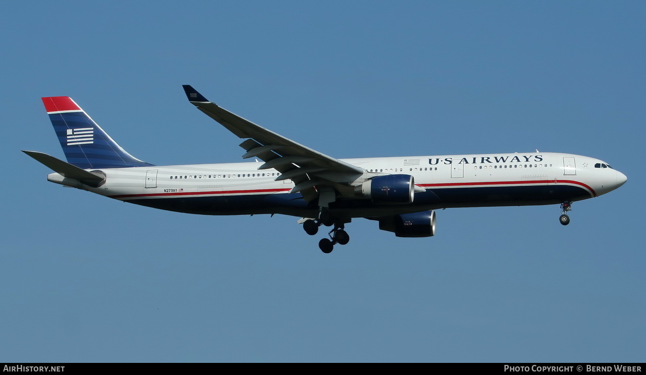 Aircraft Photo of N273AY | Airbus A330-323 | US Airways | AirHistory.net #336491