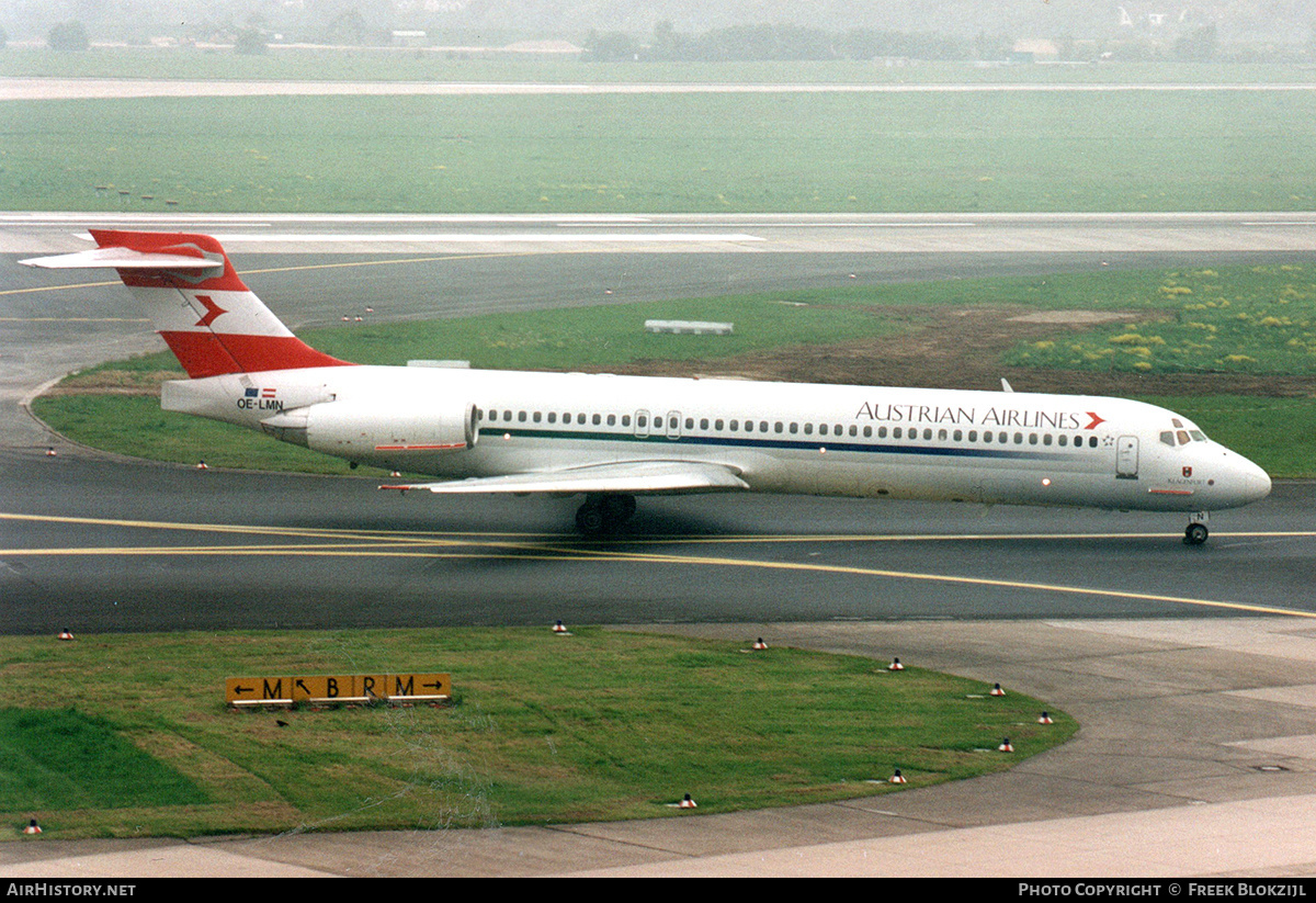 Aircraft Photo of OE-LMN | McDonnell Douglas MD-87 (DC-9-87) | Austrian Airlines | AirHistory.net #336522