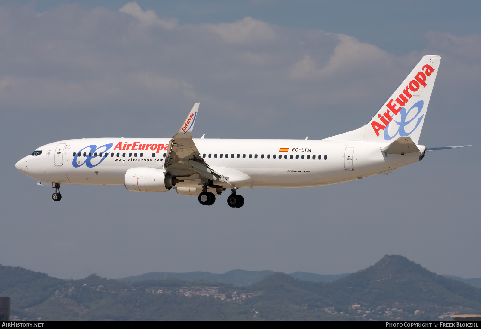 Aircraft Photo of EC-LTM | Boeing 737-85P | Air Europa | AirHistory.net #336595