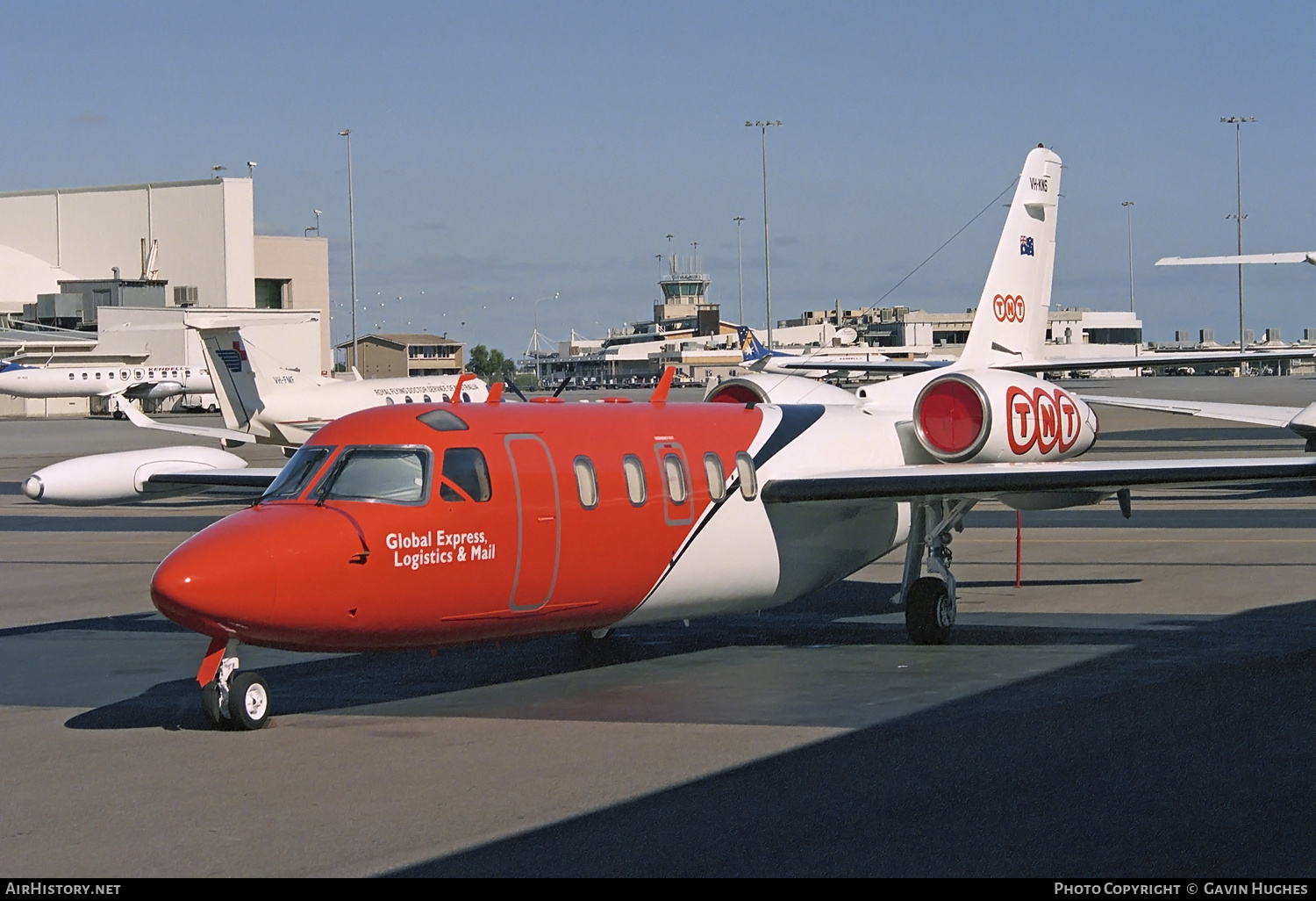 Aircraft Photo of VH-KNS | Israel Aircraft Industries IAI-1124 Westwind 1 | TNT Air Couriers | AirHistory.net #336643