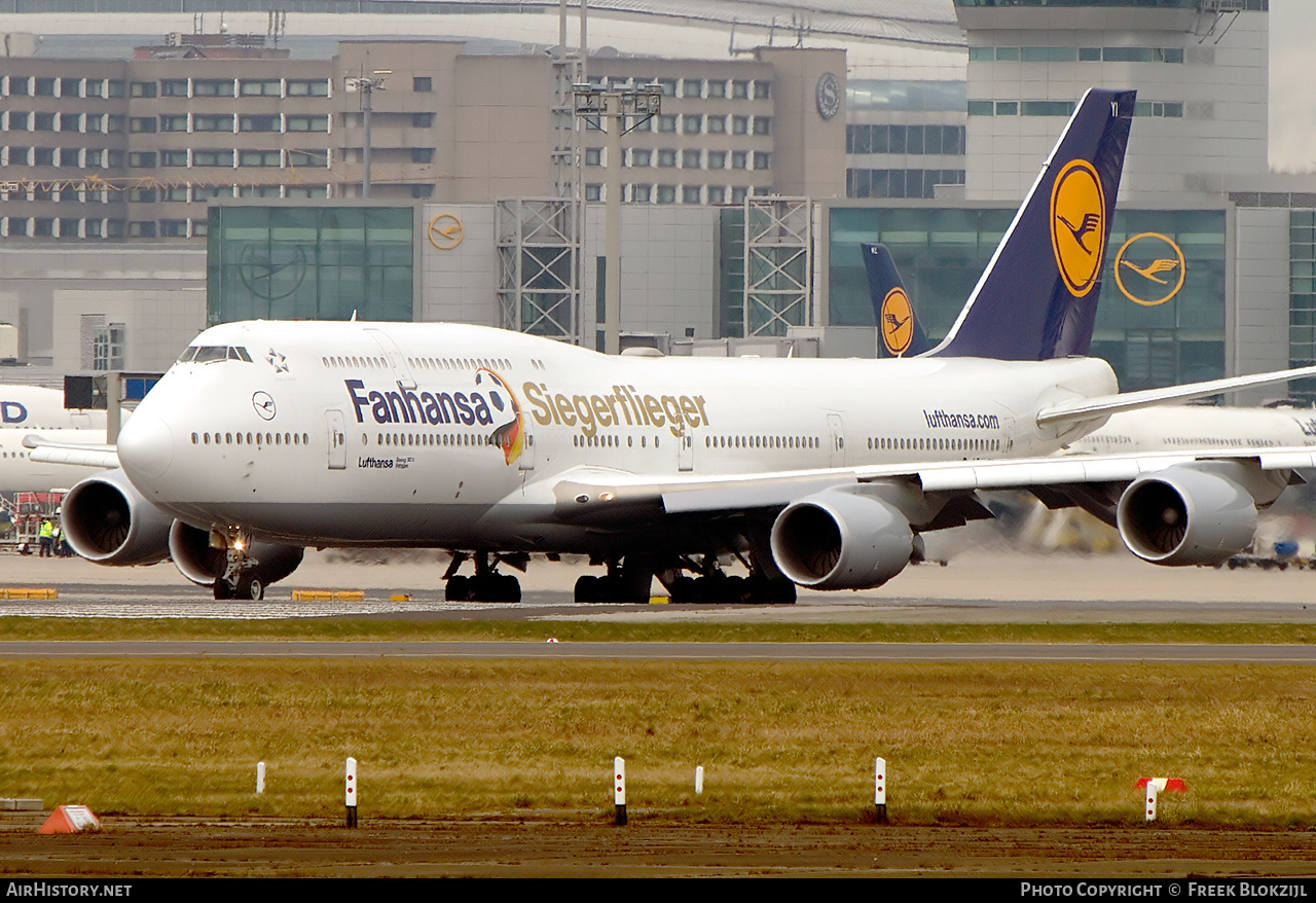 Aircraft Photo of D-ABYI | Boeing 747-830 | Lufthansa | AirHistory.net #336664