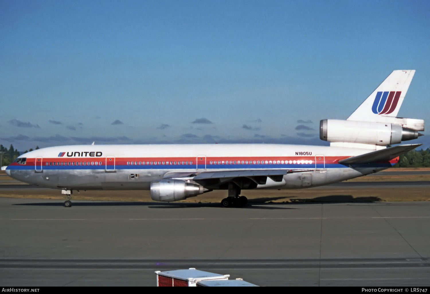 Aircraft Photo of N1805U | McDonnell Douglas DC-10-10 | United Airlines | AirHistory.net #336714