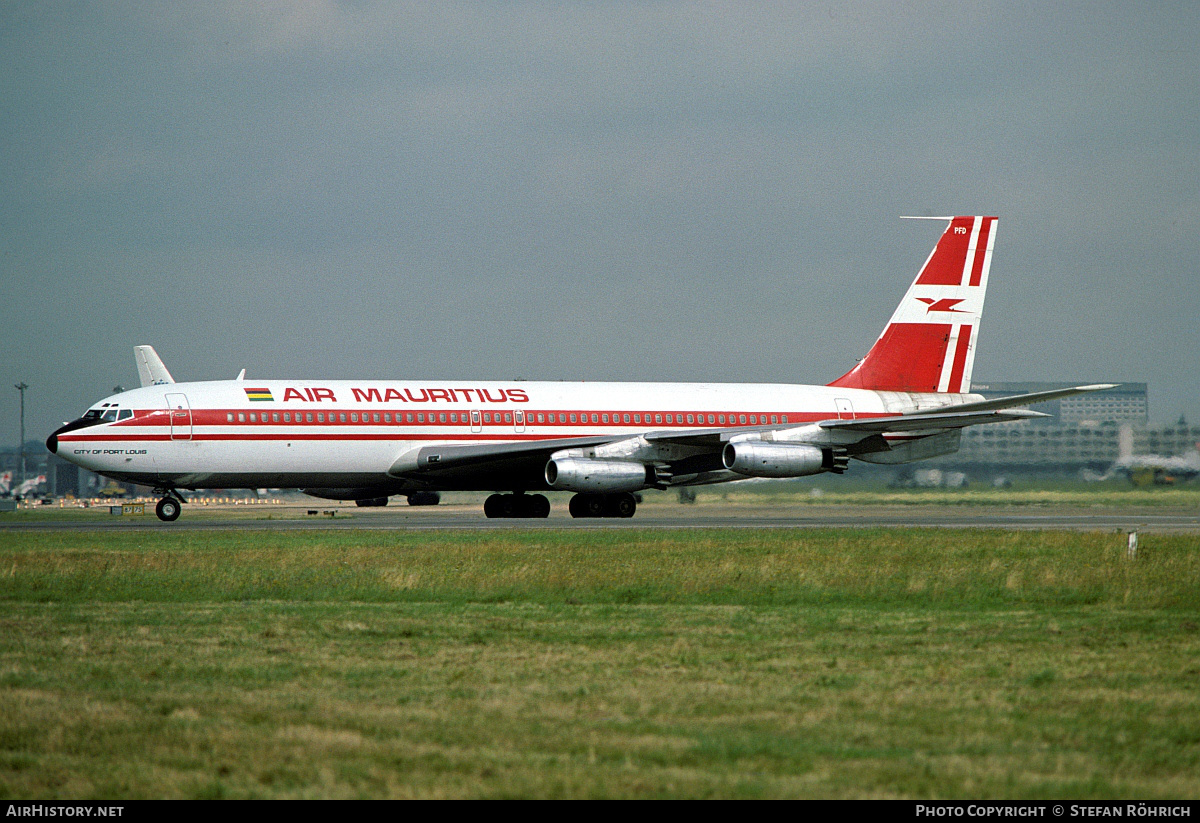 Aircraft Photo of G-APFD | Boeing 707-436 | Air Mauritius | AirHistory.net #336758