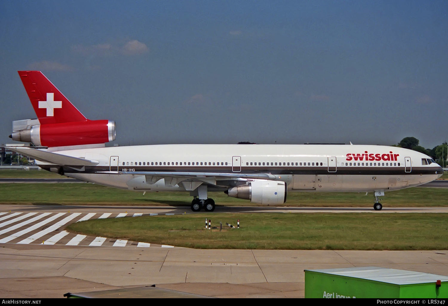 Aircraft Photo of HB-IHG | McDonnell Douglas DC-10-30 | Swissair | AirHistory.net #336776