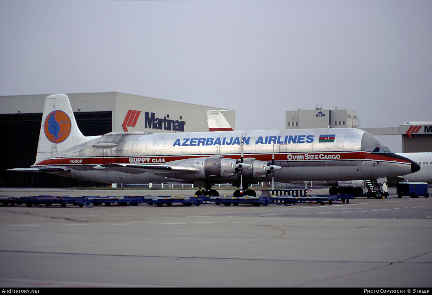 Aircraft Photo of 4K-GUP | Conroy CL-44-O Guppy | Azerbaijan Airlines - AZAL - AHY | AirHistory.net #336798