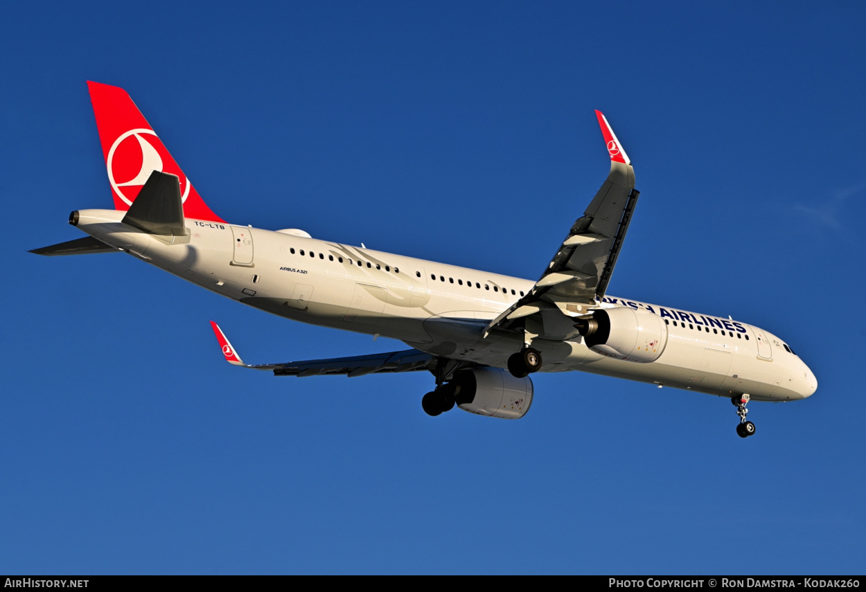 Aircraft Photo of TC-LTB | Airbus A321-271NX | Turkish Airlines | AirHistory.net #336808