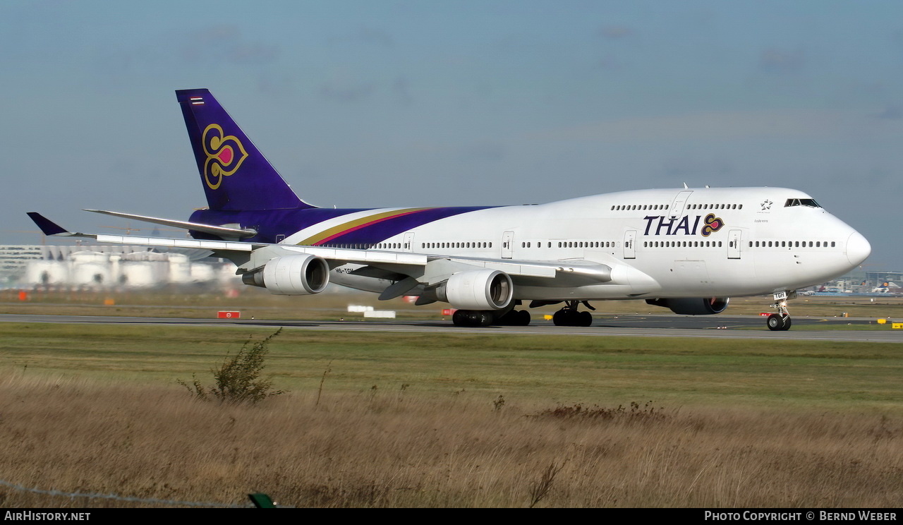 Aircraft Photo of HS-TGH | Boeing 747-4D7 | Thai Airways International | AirHistory.net #336813