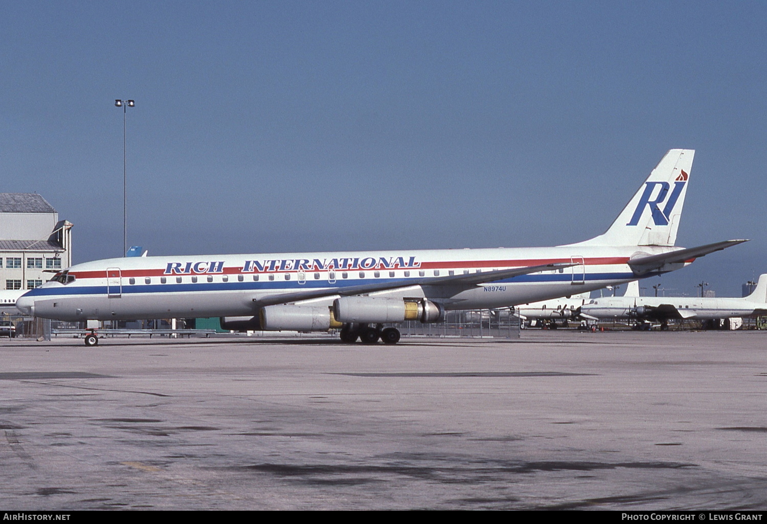 Aircraft Photo of N8974U | McDonnell Douglas DC-8-62H | Rich International Airways | AirHistory.net #336840