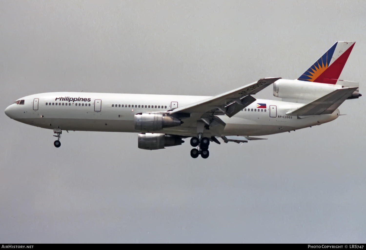Aircraft Photo of RP-C2003 | McDonnell Douglas DC-10-30 | Philippine Airlines | AirHistory.net #336841
