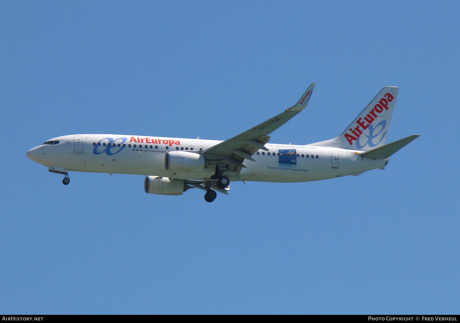 Aircraft Photo of EC-LTM | Boeing 737-85P | Air Europa | AirHistory.net #336904