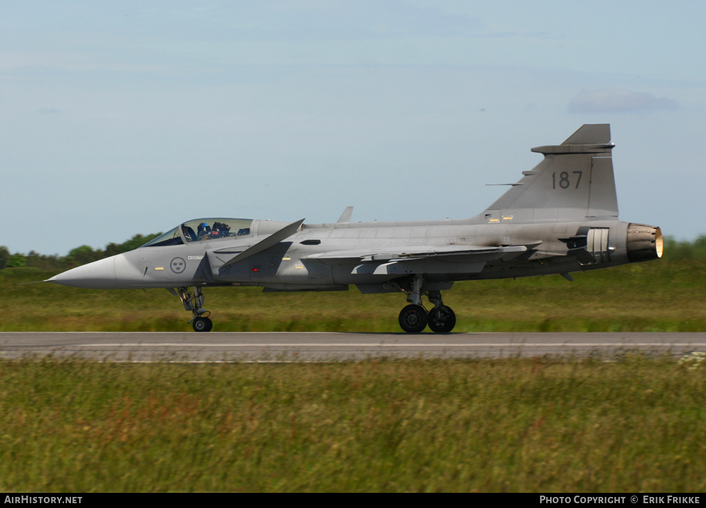 Aircraft Photo of 39187 / 187 | Saab JAS 39A Gripen | Sweden - Air Force | AirHistory.net #336914