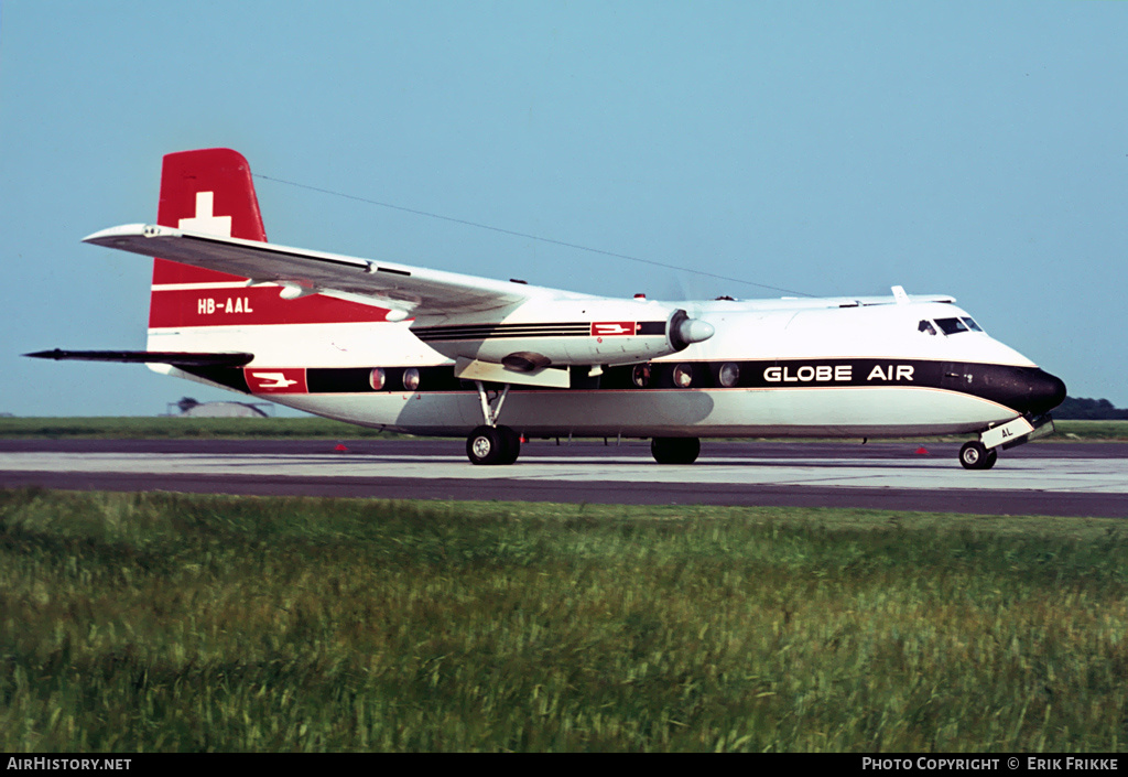 Aircraft Photo of HB-AAL | Handley Page HPR-7 Herald 210 | Globe Air | AirHistory.net #336920