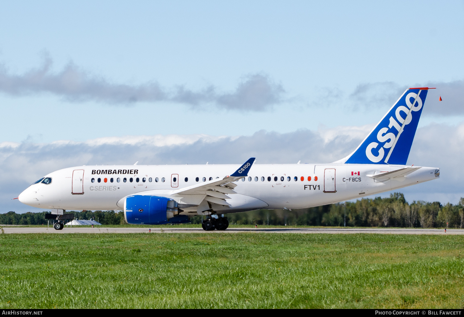 Aircraft Photo of C-FBCS | Bombardier CSeries CS100 (BD-500-1A10) | Bombardier | AirHistory.net #336923