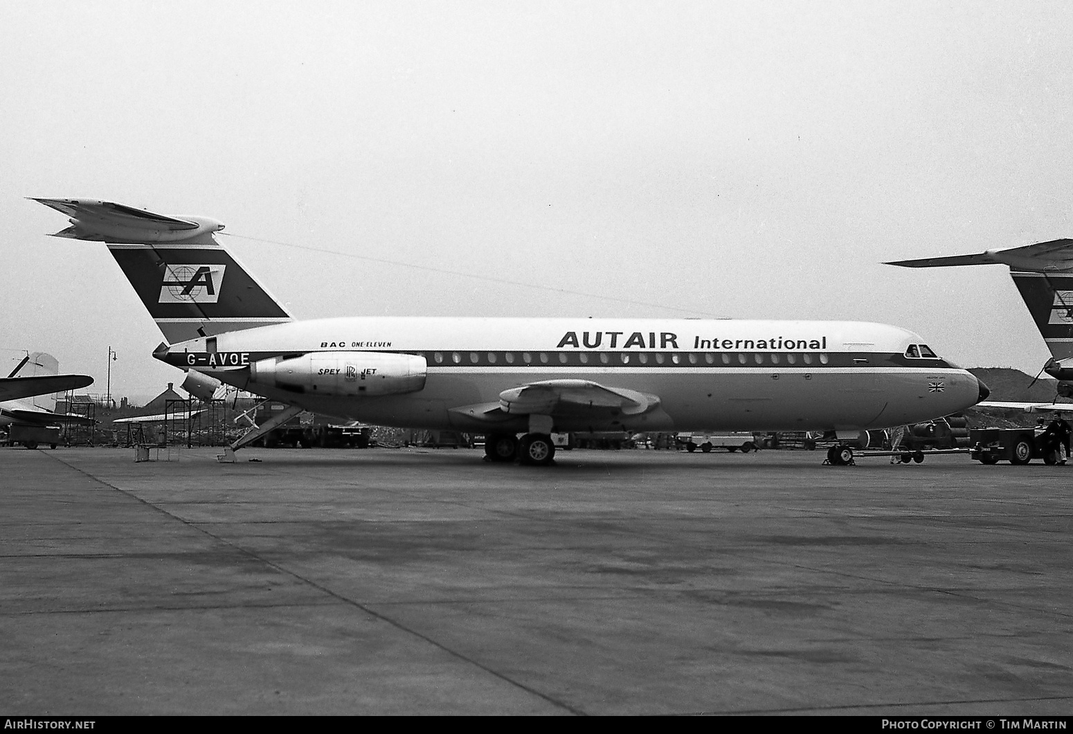 Aircraft Photo of G-AVOE | BAC 111-416EK One-Eleven | Autair International | AirHistory.net #336928