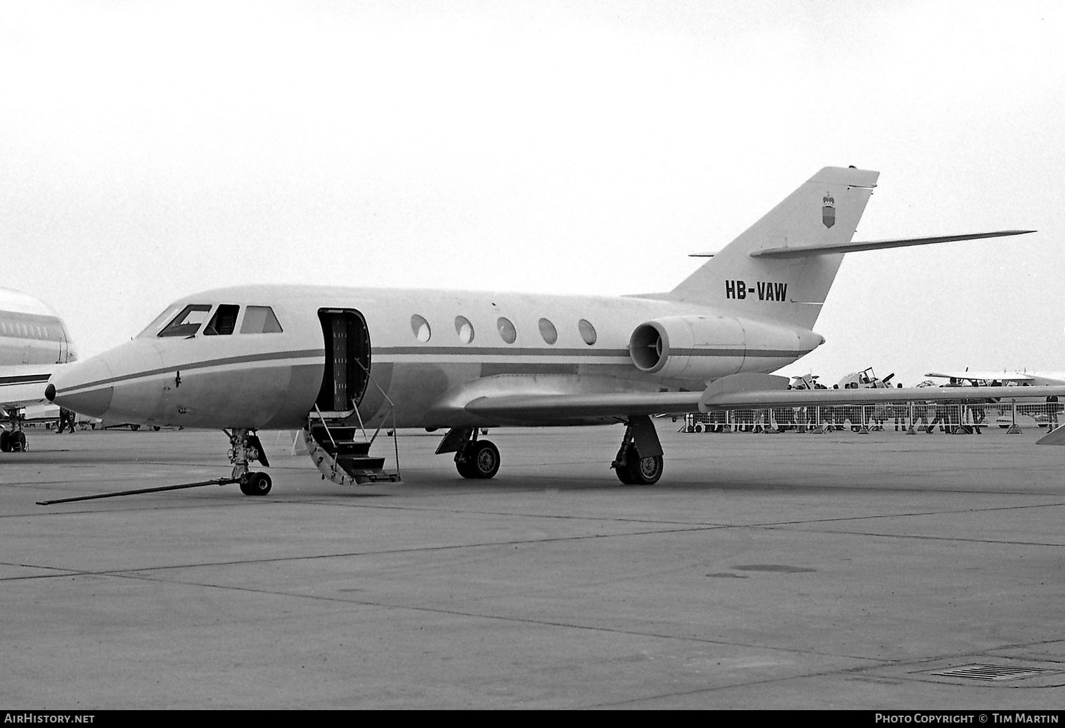 Aircraft Photo of HB-VAW | Dassault Falcon 20 | AirHistory.net #336929