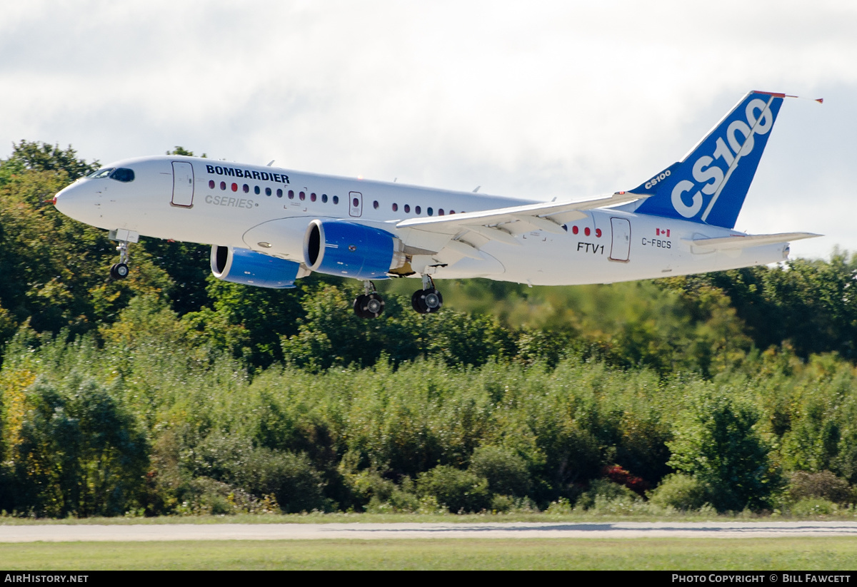 Aircraft Photo of C-FBCS | Bombardier CSeries CS100 (BD-500-1A10) | Bombardier | AirHistory.net #336939