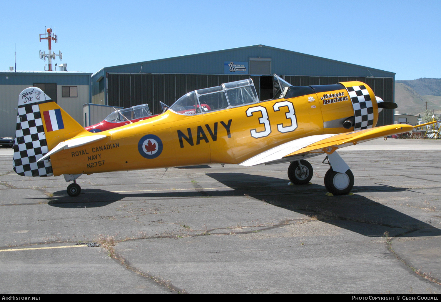 Aircraft Photo of N2757 | North American AT-6C Harvard IIA | Canada - Navy | AirHistory.net #336960