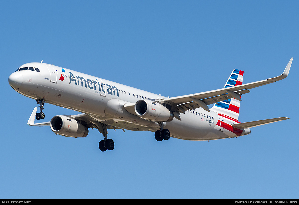 Aircraft Photo of N987AM | Airbus A321-231 | American Airlines | AirHistory.net #336966