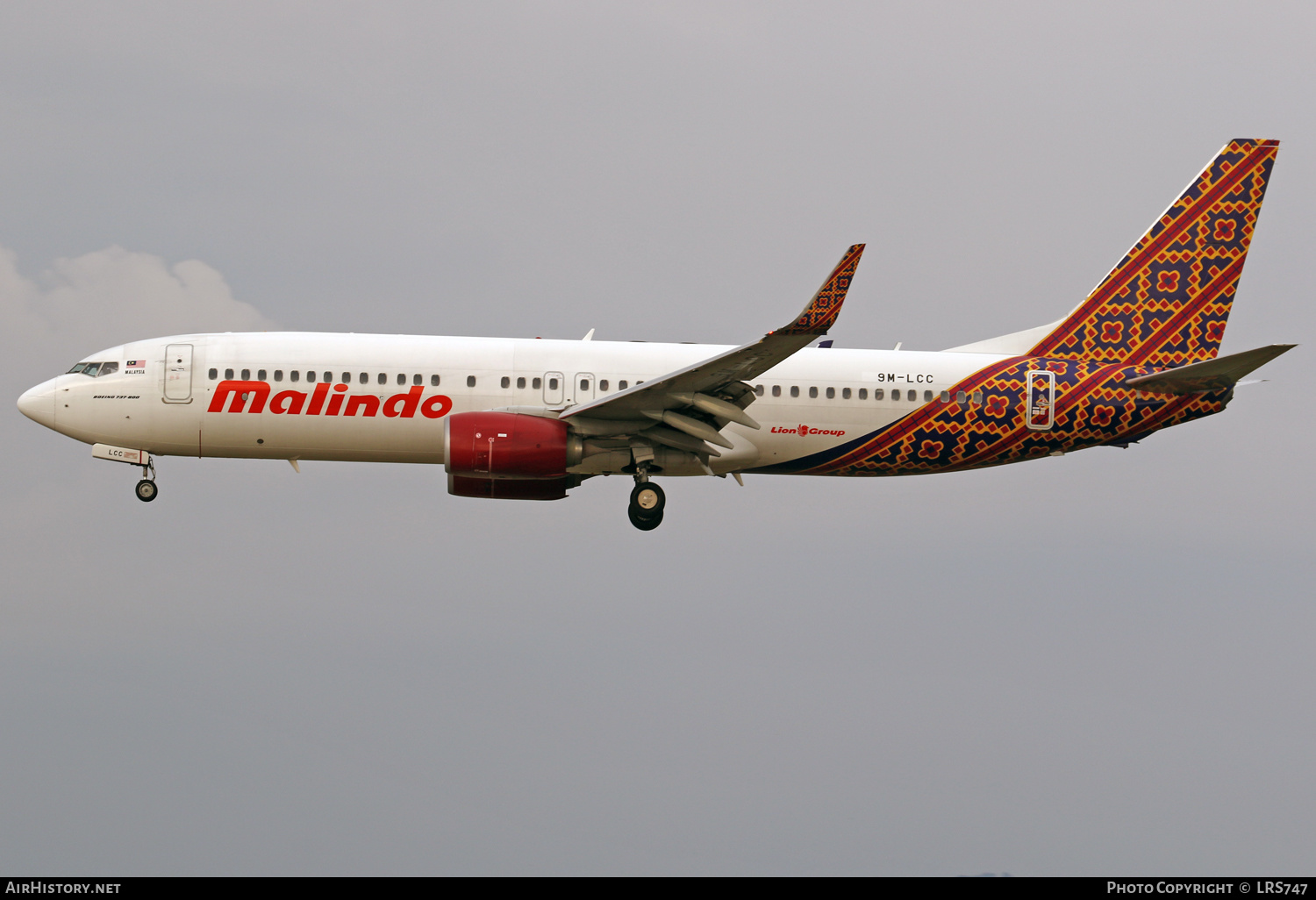 Aircraft Photo of 9M-LCC | Boeing 737-8GP | Malindo Air | AirHistory.net #336973