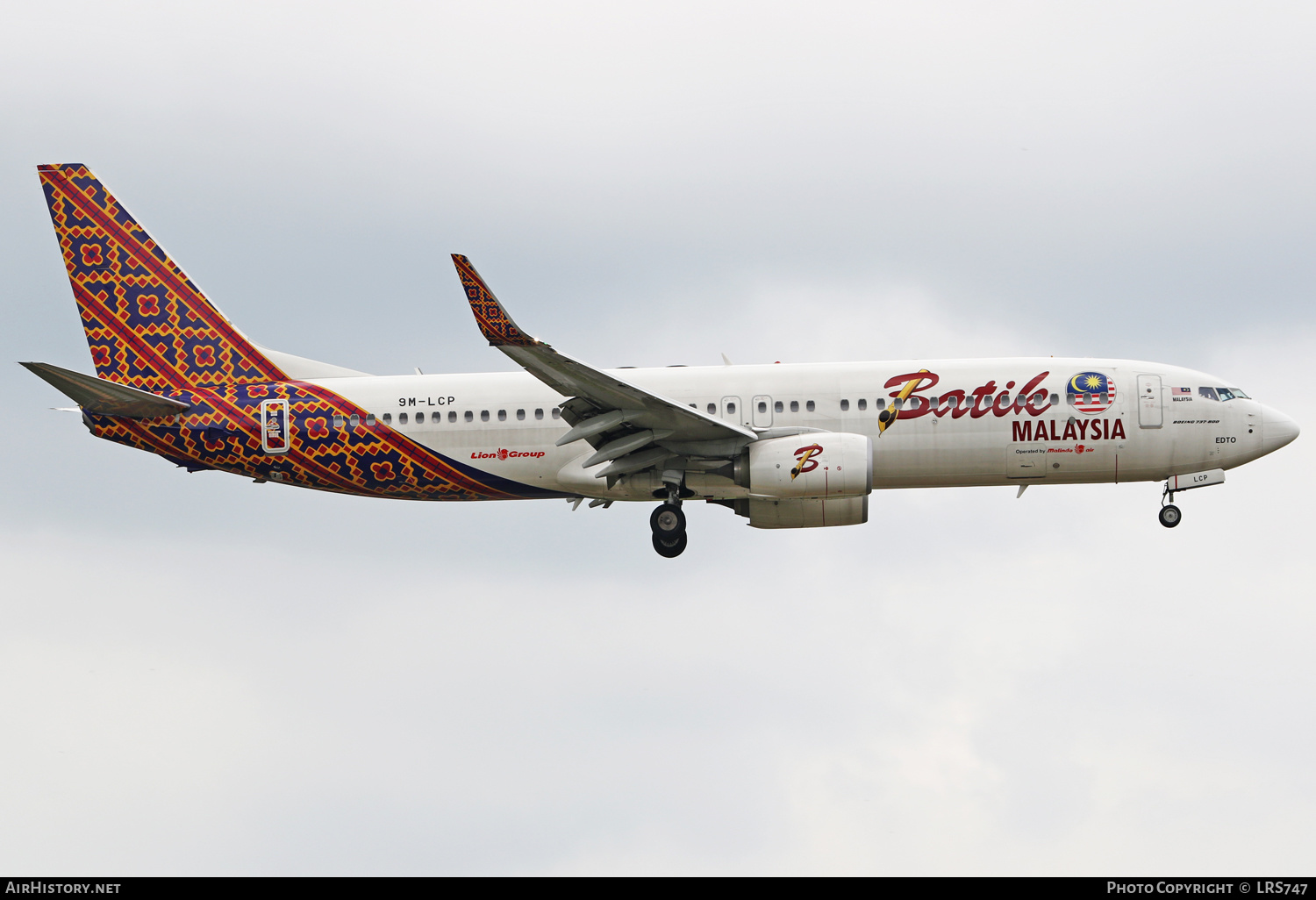 Aircraft Photo of 9M-LCP | Boeing 737-8GP | Batik Air Malaysia | AirHistory.net #336974
