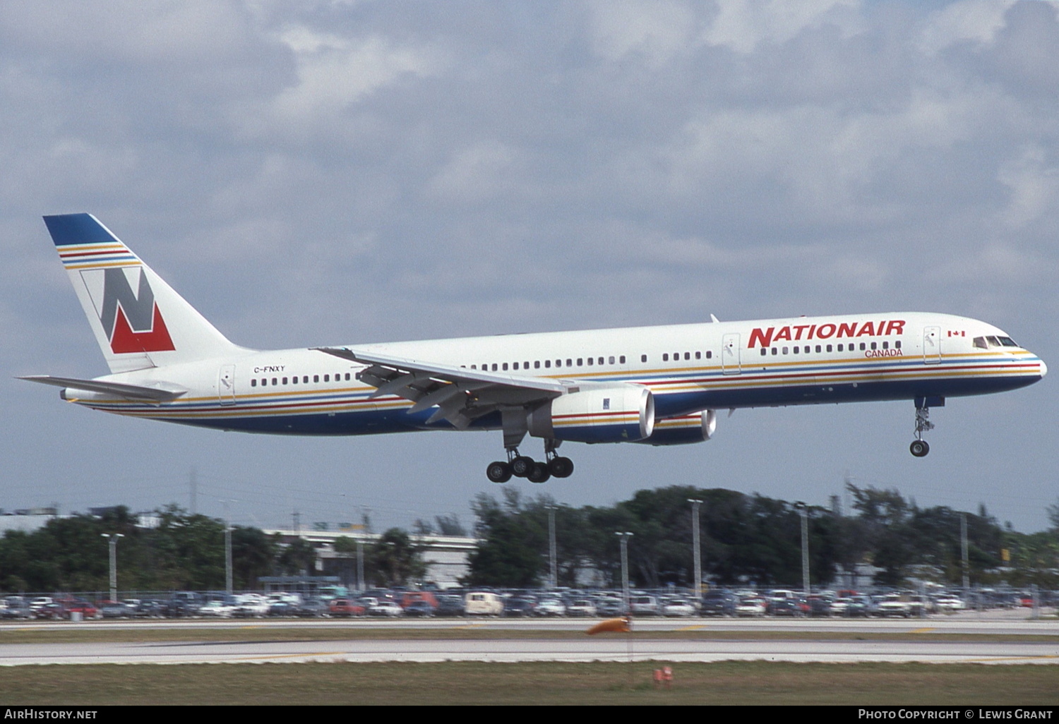 Aircraft Photo of C-FNXY | Boeing 757-236 | Nationair | AirHistory.net #336992