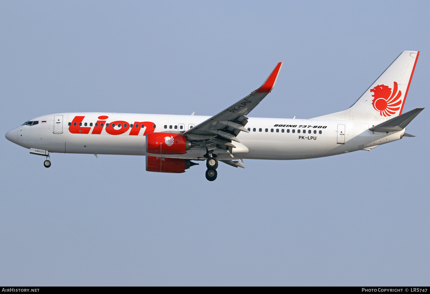 Aircraft Photo of PK-LPU | Boeing 737-800 | Lion Air | AirHistory.net #337012